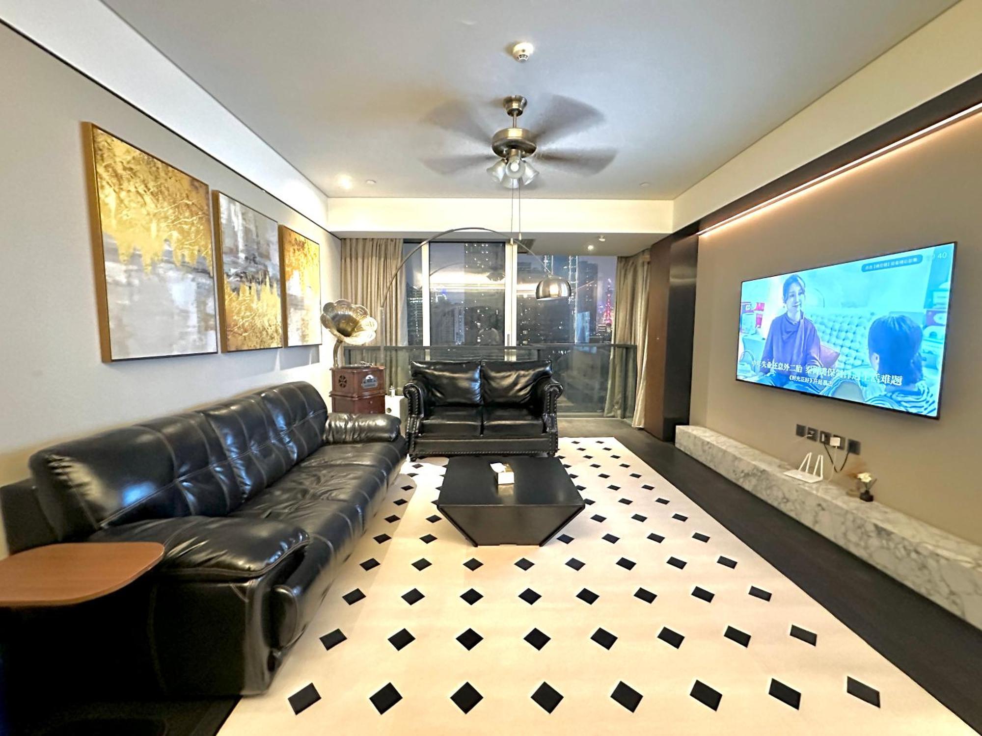Zhome-Luxury Three-Bedroom Suite-Near The Bund Shanghai Exteriör bild