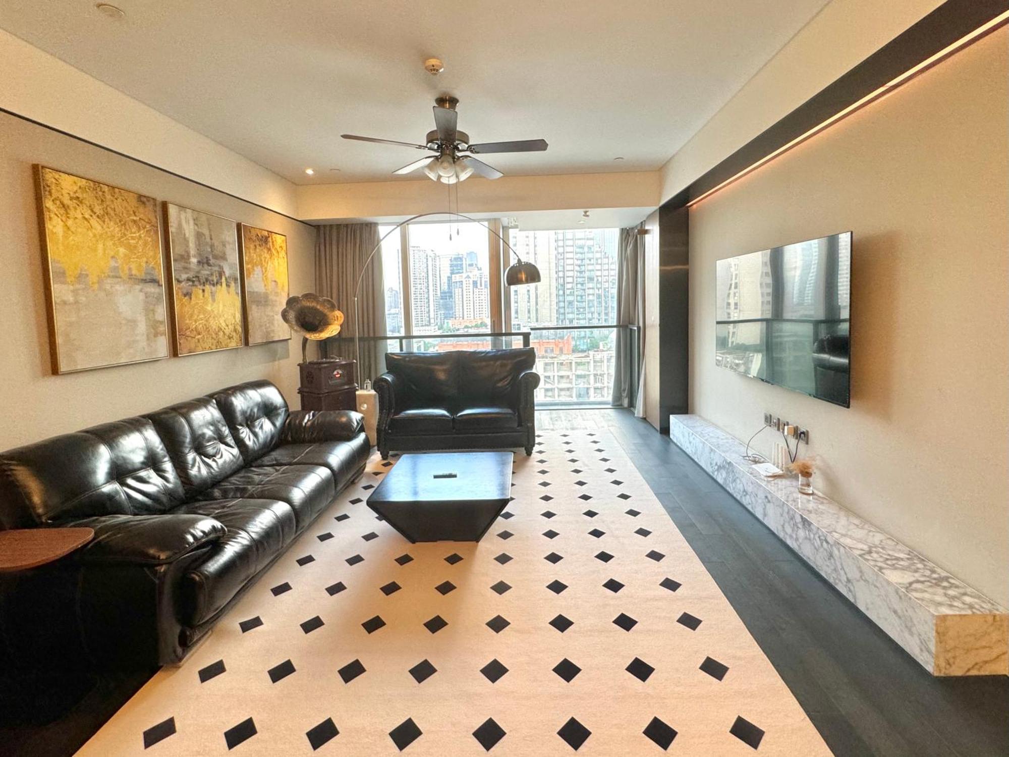Zhome-Luxury Three-Bedroom Suite-Near The Bund Shanghai Exteriör bild